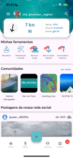Aplicativo NetunoApp para gestão da embarcação
