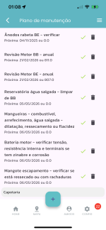 Plano de manutenção periódico